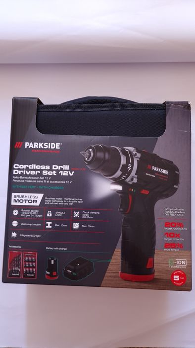 Wiertarko-wkretarka Parkside Performance x12v