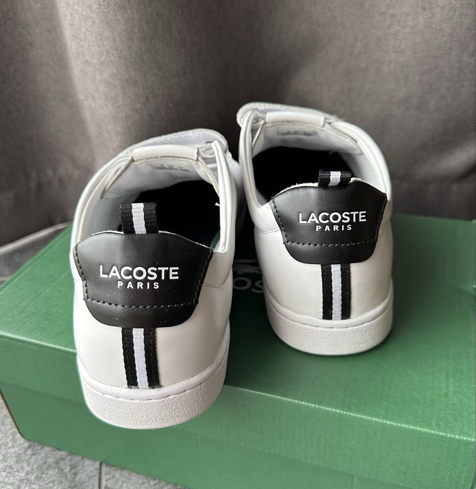 Чоловічі шкіряні кеди Lacoste 42 розмір