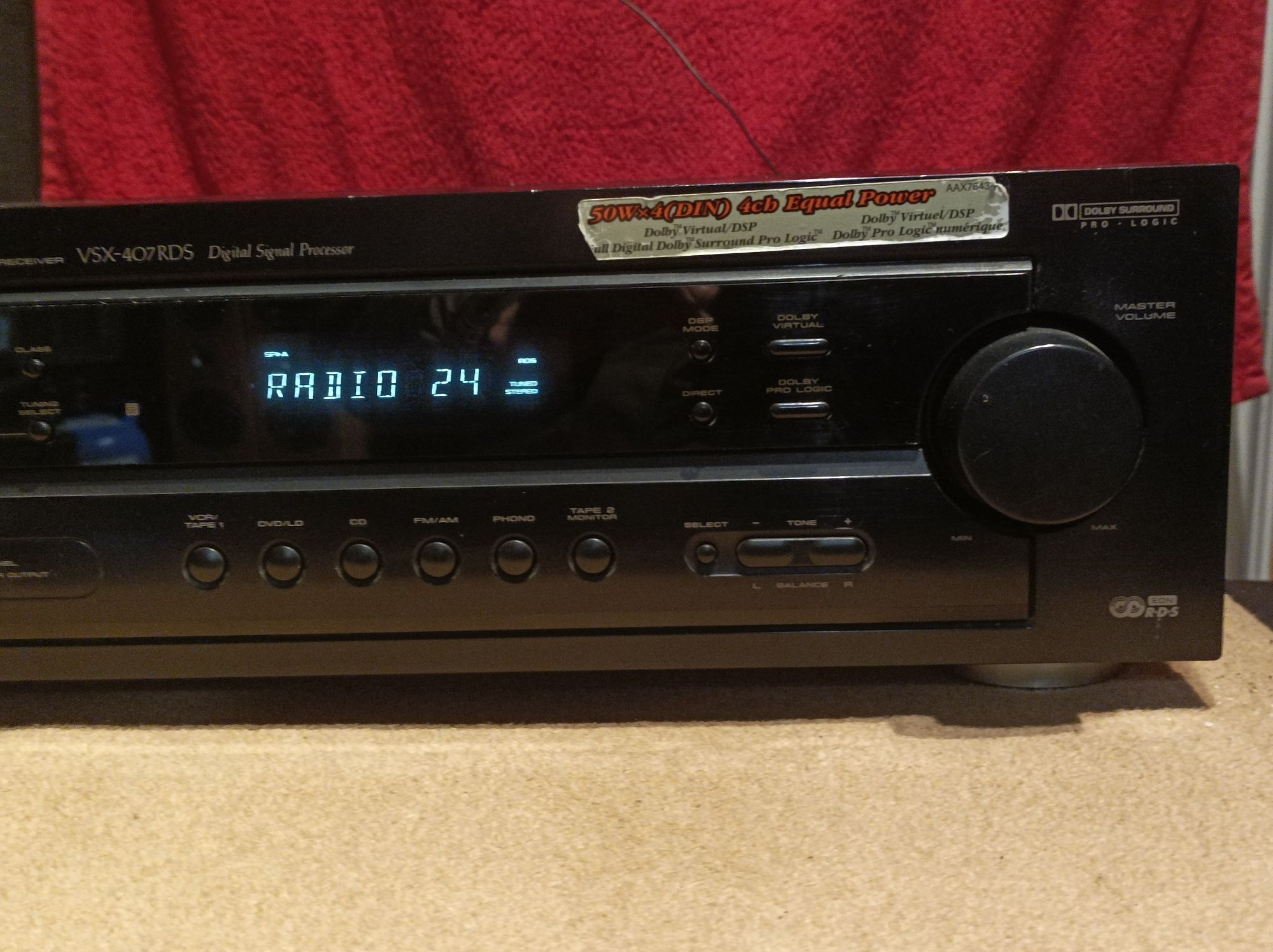 Amplituner Pioneer VSX 407RDS,U.K.! Tanio!