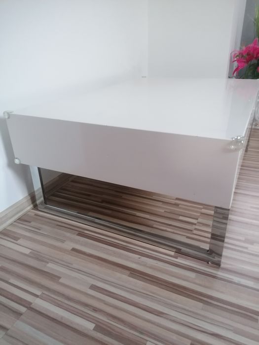 Ława stolik kawowy biały połysk