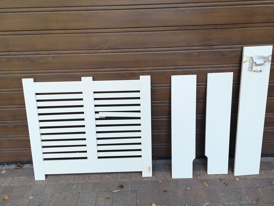 Osłona, maskownica biala do grzejnika, panel