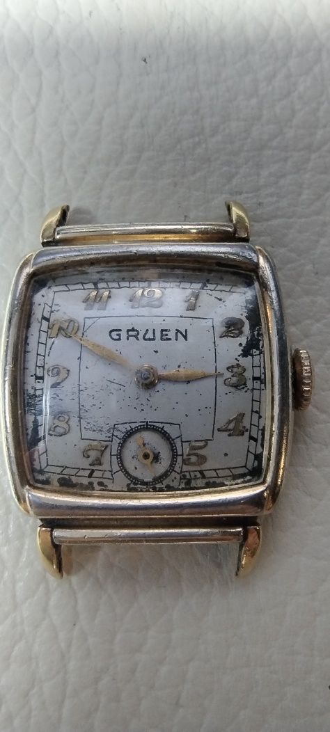 Zegarek mechaniczny vintage Gruen.