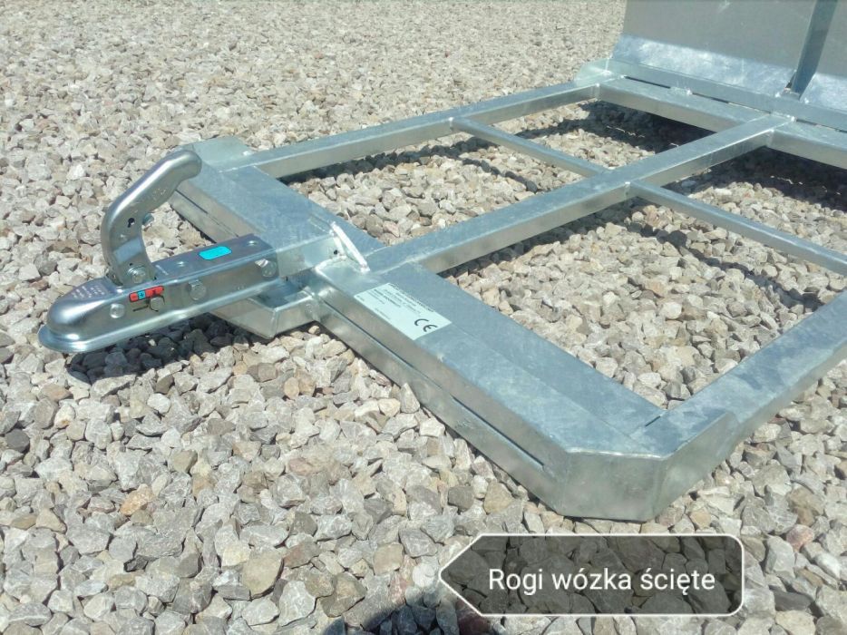 Wózek Sadowniczy W-1P /KOŁA 10 PŁÓCIEN / OCYNK Wózki sadownicze