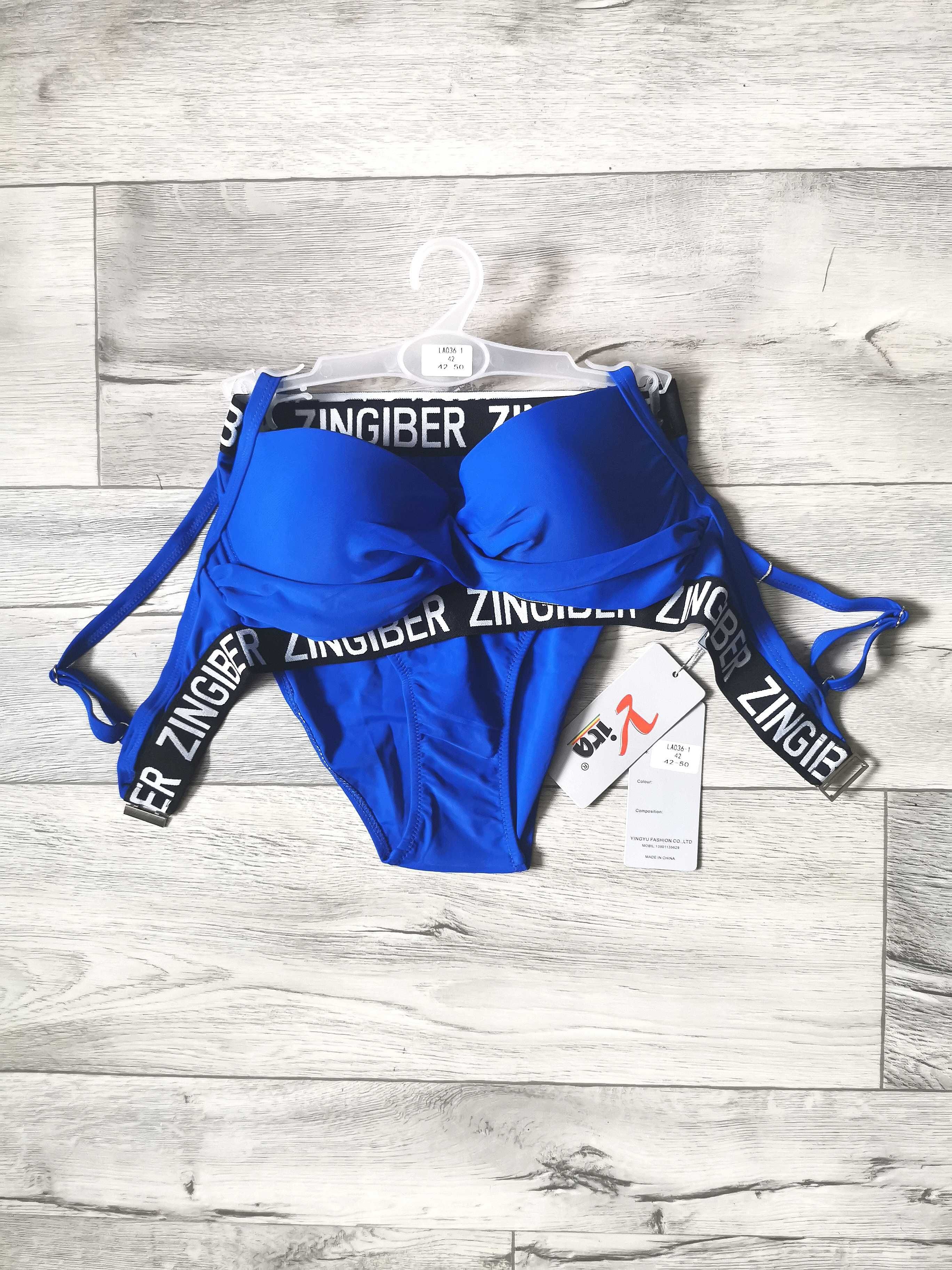 Przedmioty użytkownika Nowy komplet bikini z napisem kobaltowy kolor