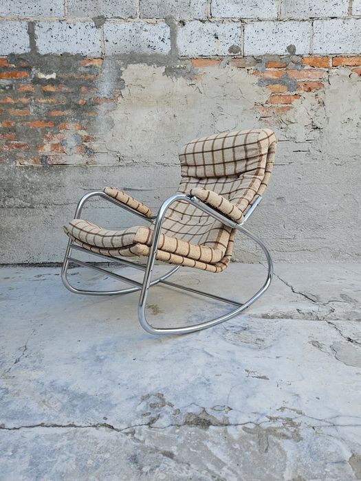 Fotel bujany HJO Ikea vintage Noboru Hakamura bauhaus modern