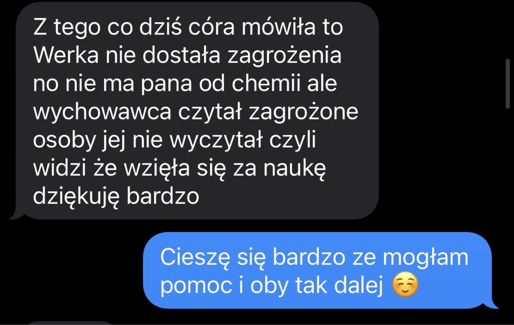 Korepetycje z chemii matematyka zajęcia nadrobienie materiału poprawa