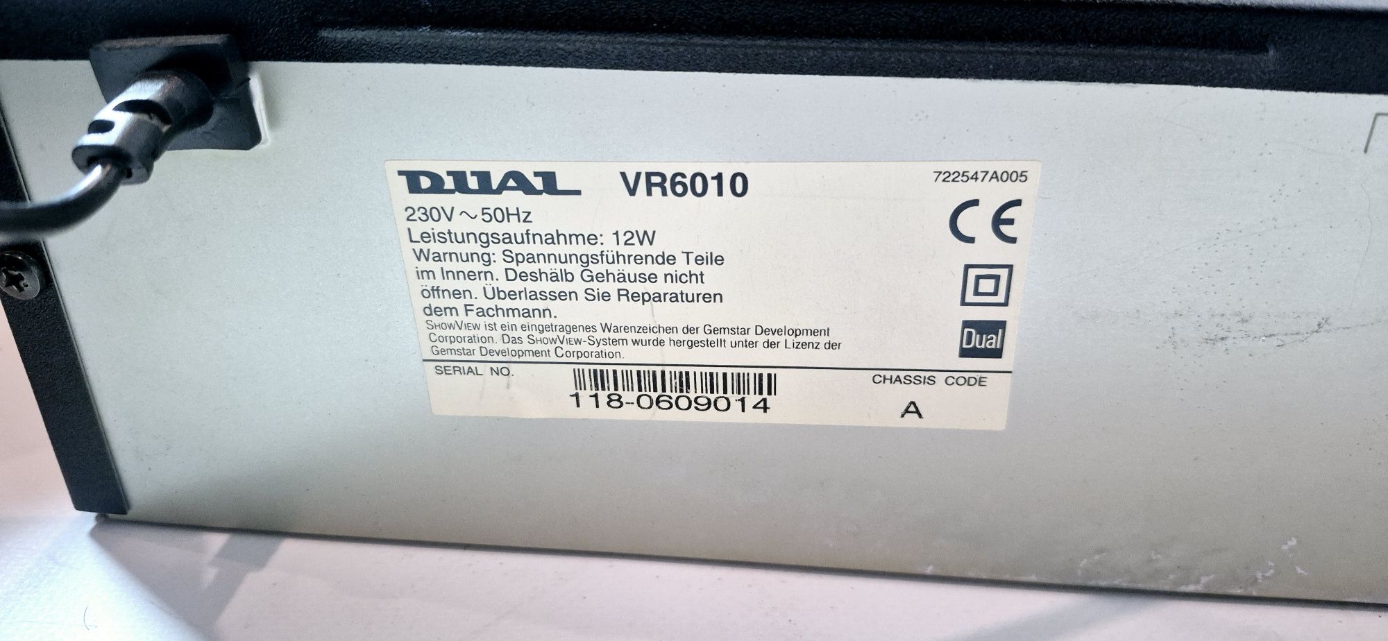 Magnetowid Dual VR6010