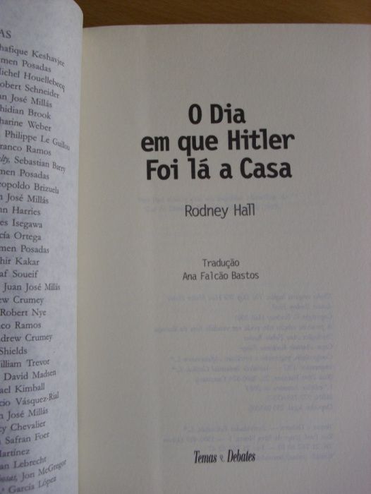 O dia em que Hitler foi lá a casa de Rodney Hall