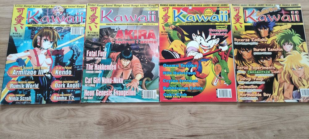 Kawaii komiks, czasopismo Manga, anime