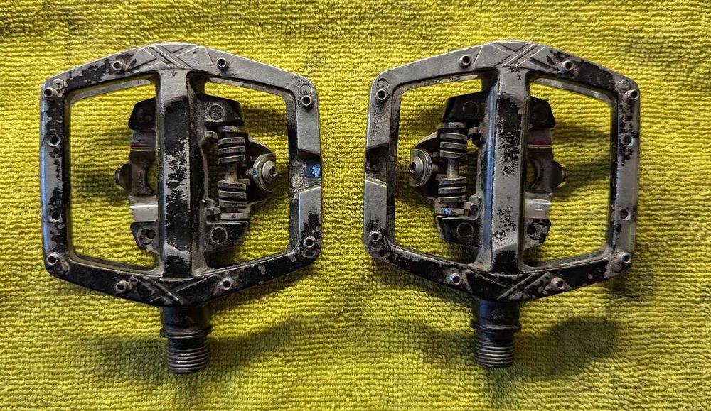 Pedały SPD zatrzaskowe jednostronne platformowe xlc pd-s24