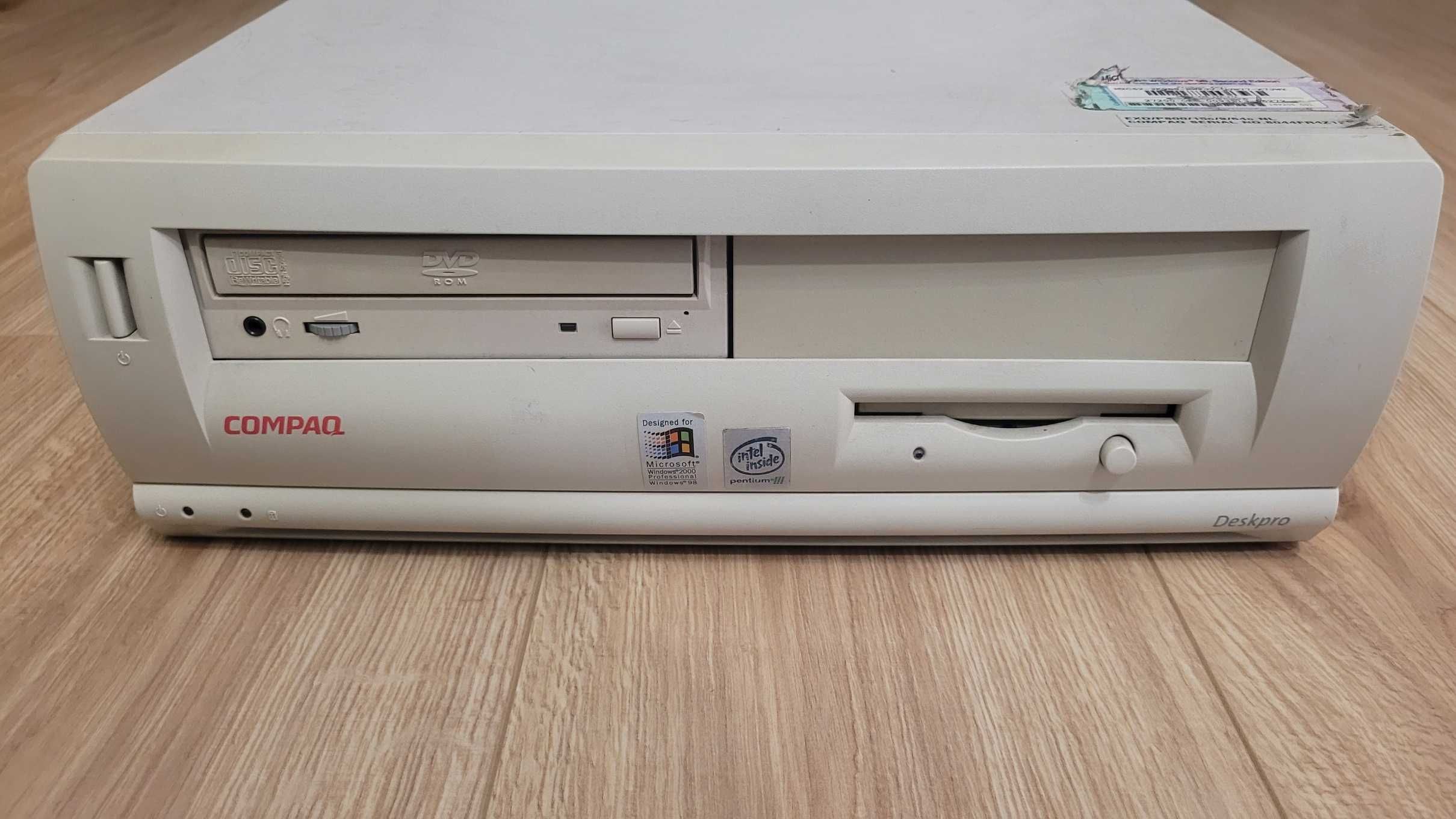OKAZJA !! Compaq Deskpro Pentium III 800MHz 512MB 20GB sprawny klasyk