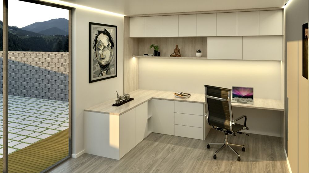 Desenhos 3D de mobiliários e interiores/ Produção - freelancer
