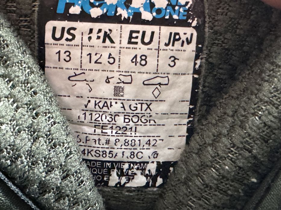 Розмір 48 Трекінгові ботінки Hoka One One Kaha GTX Черевики