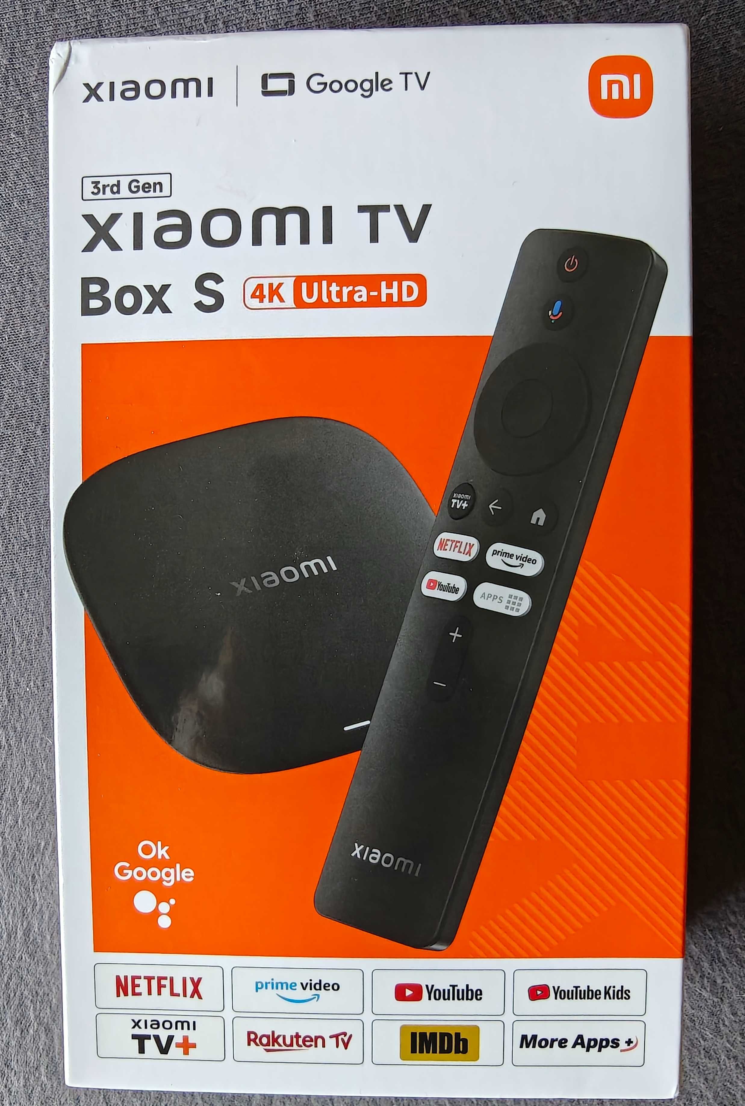 Xiaomi Mi TV Box S 3 Generacji 32GB EU Smart odtwarzacz multimedialny