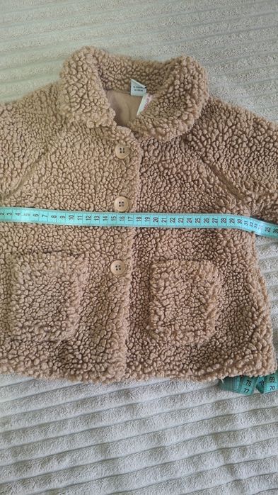 Шубка тедді дитяча осінньо-весняна на дівчинку 9-12 міс