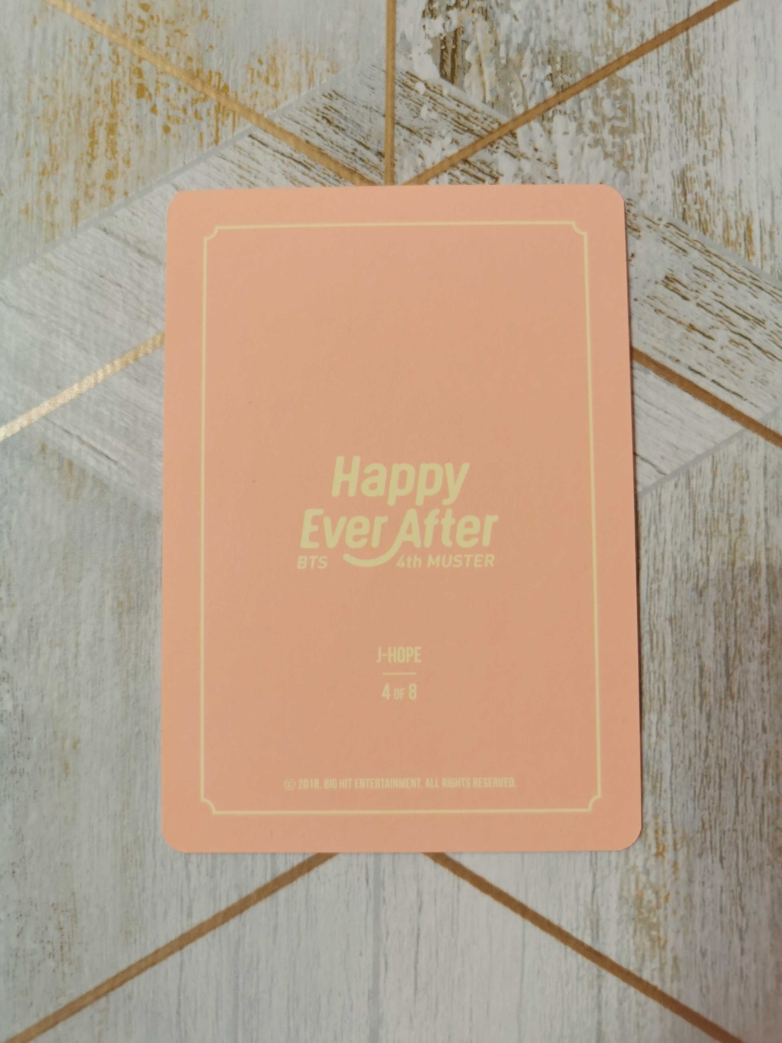 BTS j-hope Happy Ever After 4th muster 4/8 photocard