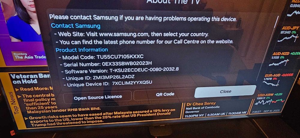TV 55" Crystal UHD 4K CU7105 (Smart TV - 2023)