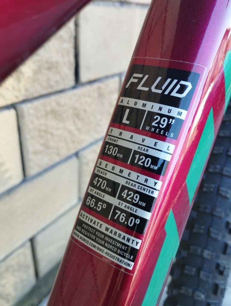 Продам новий велосипед Norco Fluid