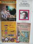 4 livros de diferentes assuntos