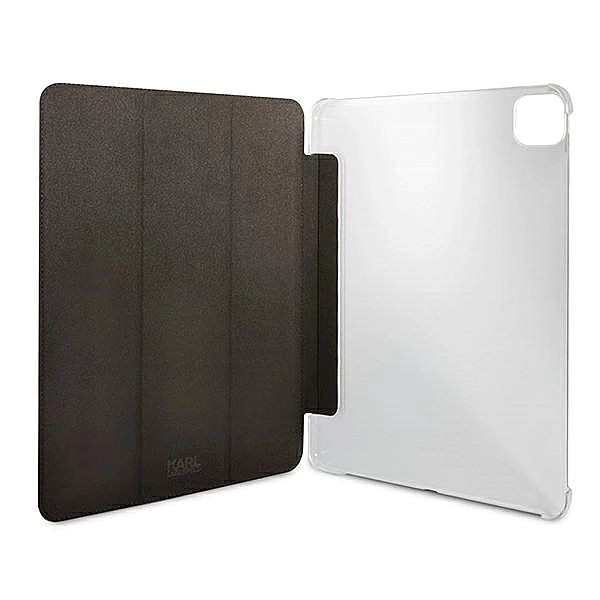 Etui Karl Lagerfeld Saffiano Ikonic Karl na iPad 12.9" Pro 2021 - czar