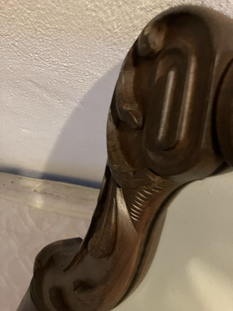 Cabeceira em carvalho antiga