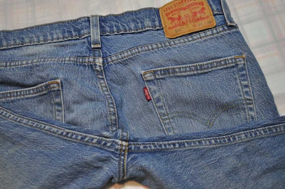 LEVIS 511 90cm 34/29 męskie spodnie jeansowe stretch s1