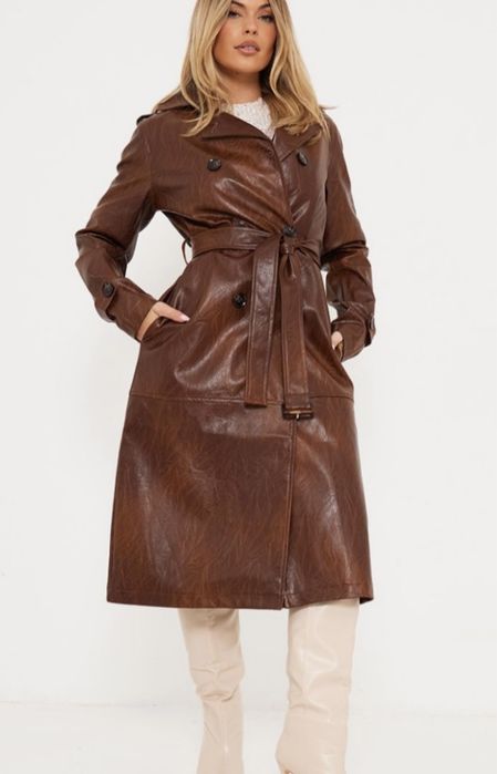 Тренч жіночий шоколад PLT, новий