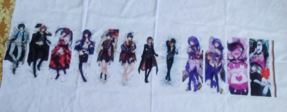 Полотно с Аниме рисунками