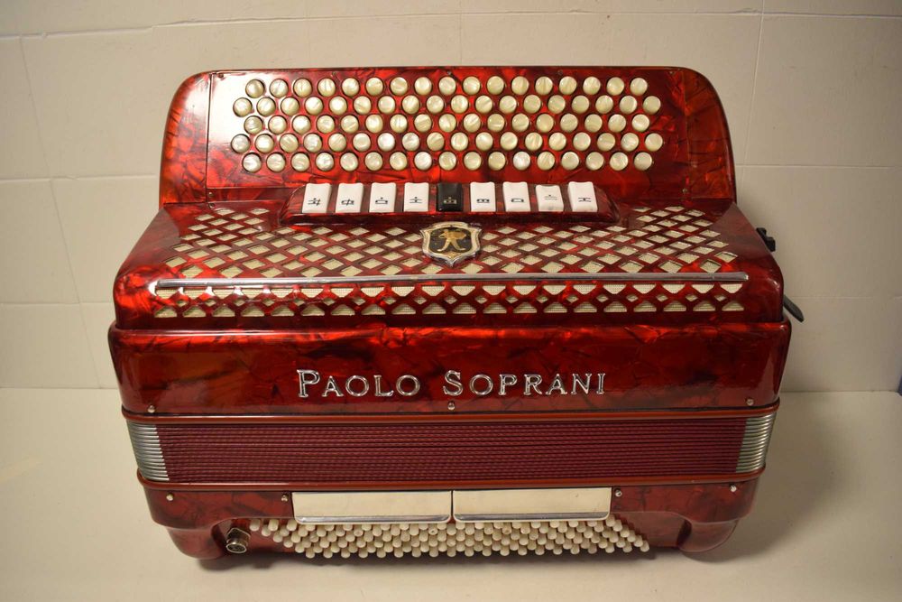 Acordeao Paolo Soprani 4 Voz 120 Baixos, N . 193