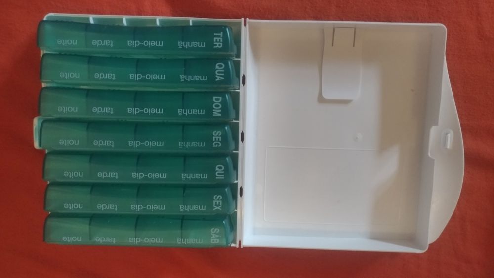 Caixas para comprimidos