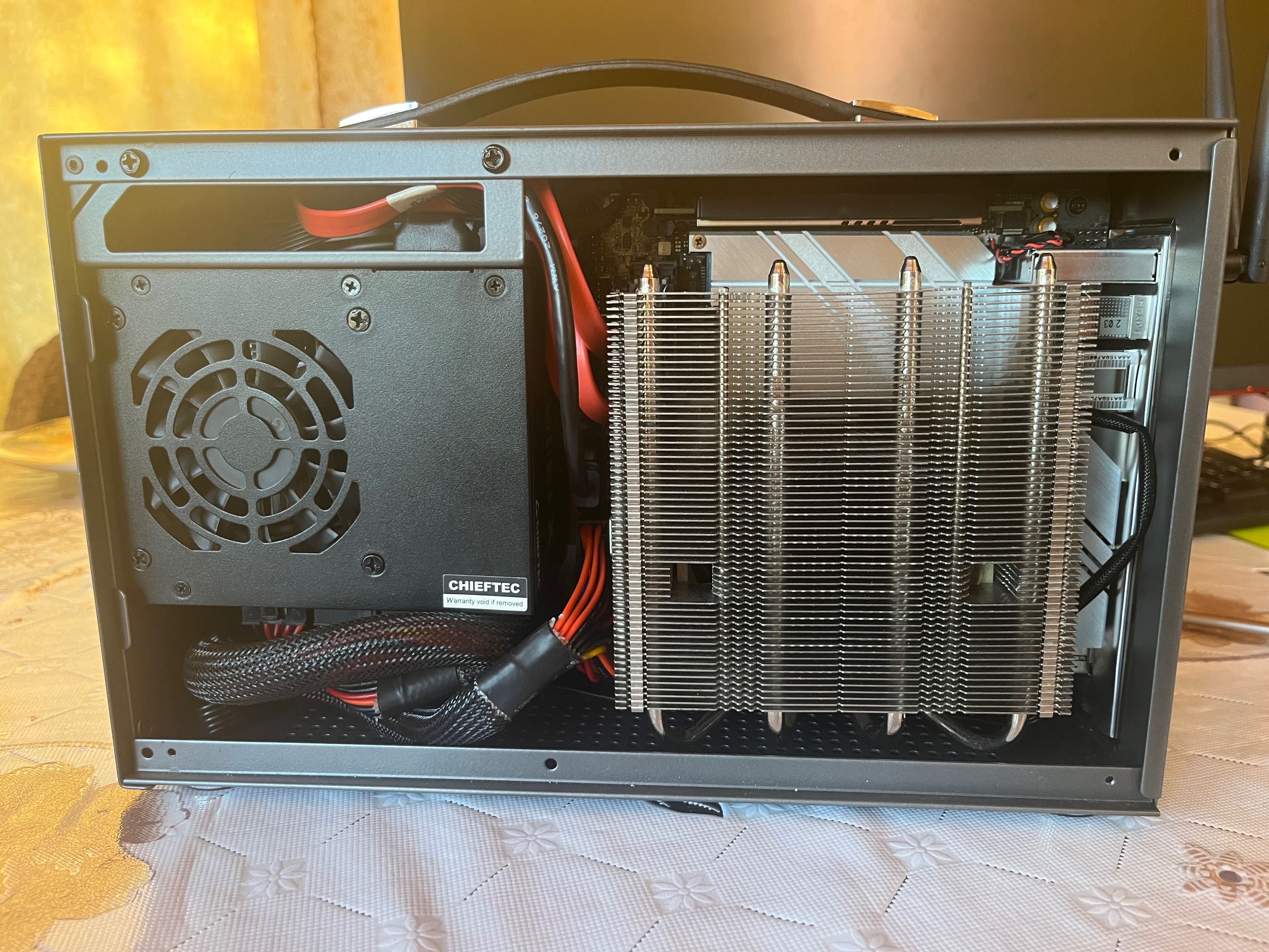 Міні ігровий Компютер i5 12400/rtx4060 8gb/32gb ddr4/ssd 500gb/hdd 2tb