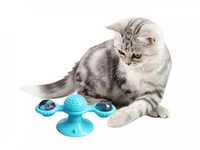 Игрушка для кота   Спиннер для кошек мельница с щеткой для зубов