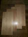 3 sztuki - Drewno Lite Klon do obróbki laserowej 4,8x610x290mm