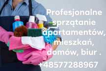 Profesjonalne sprzatanie apartamentów,mieszkań, domów i biur .