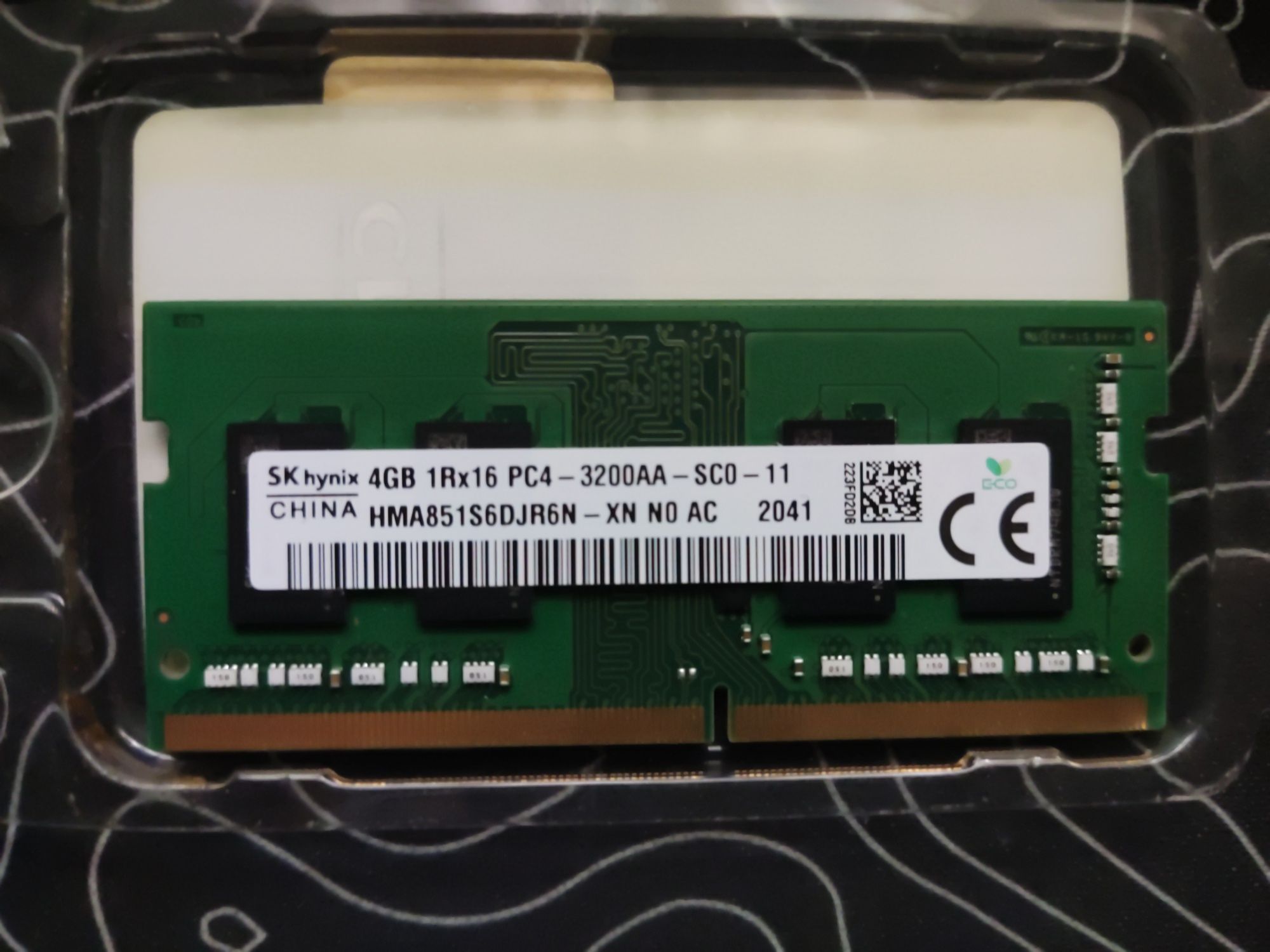 Оперативна пам'ять Hynix DDR4 4GB 3200MHz SODIMM