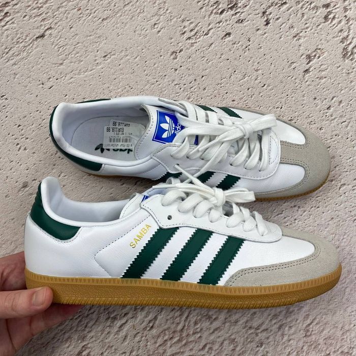 40.5 41 43 44 ie3437 оригінал нові кеди adidas casual samba og