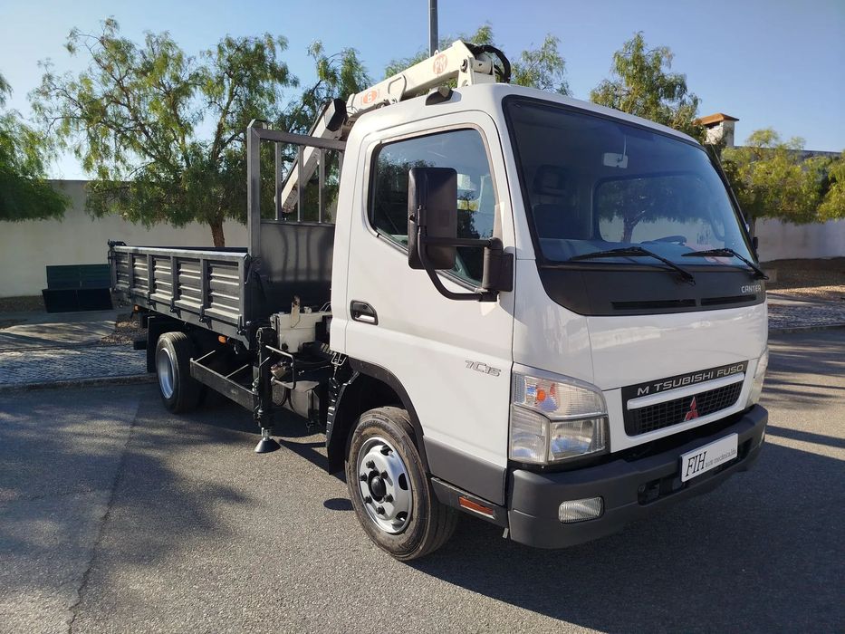 Mitsubishi Canter Fuso 7C15 bascula e grua