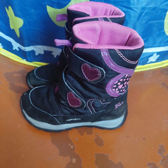 Зимние ботинки geox на девочку