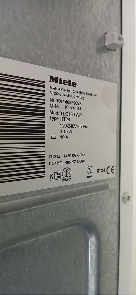 Suszarka do ubran Miele TDC130WP