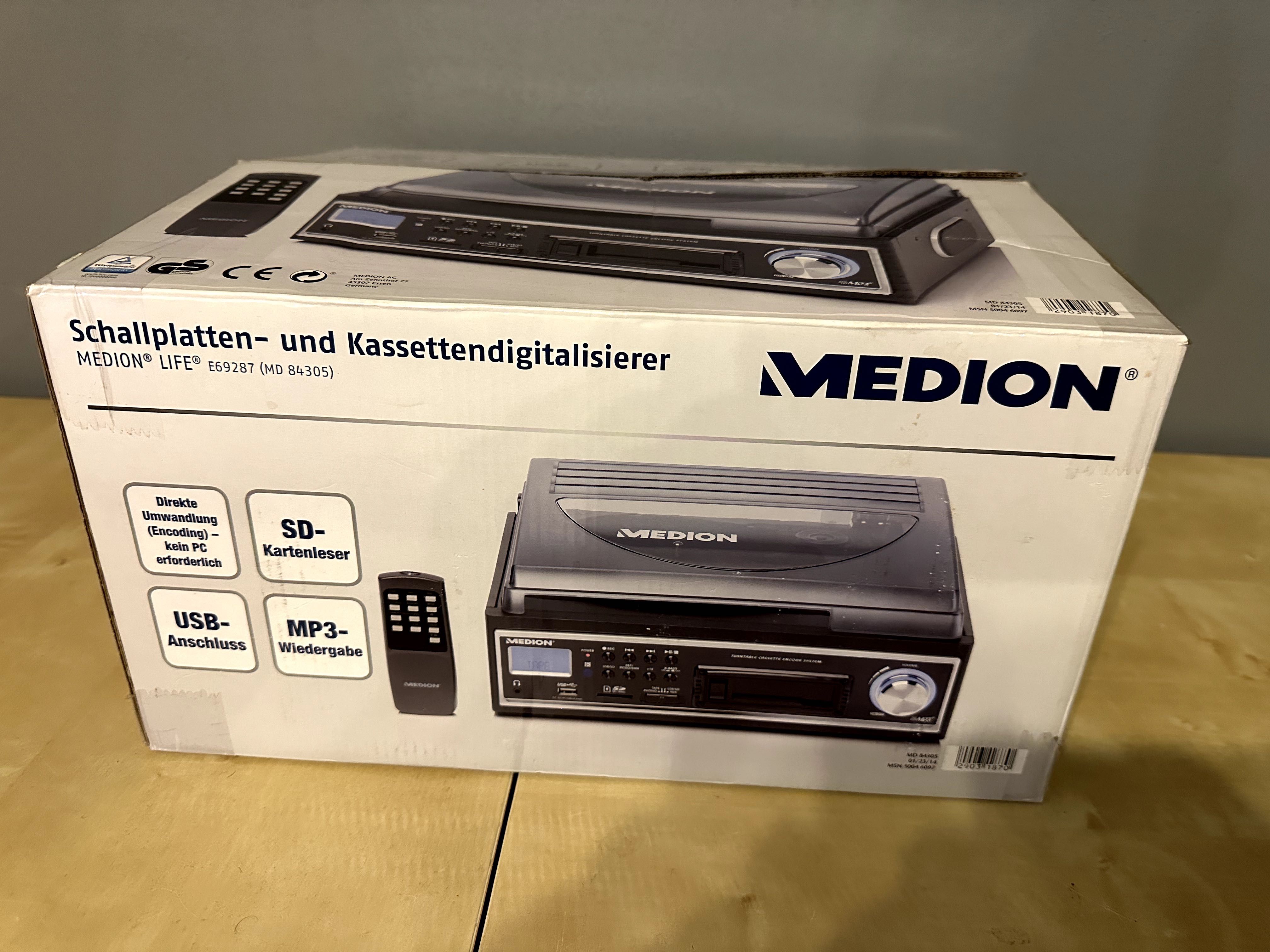 Gramofon urządzenie wielofunkcyjne MEDION MD84303