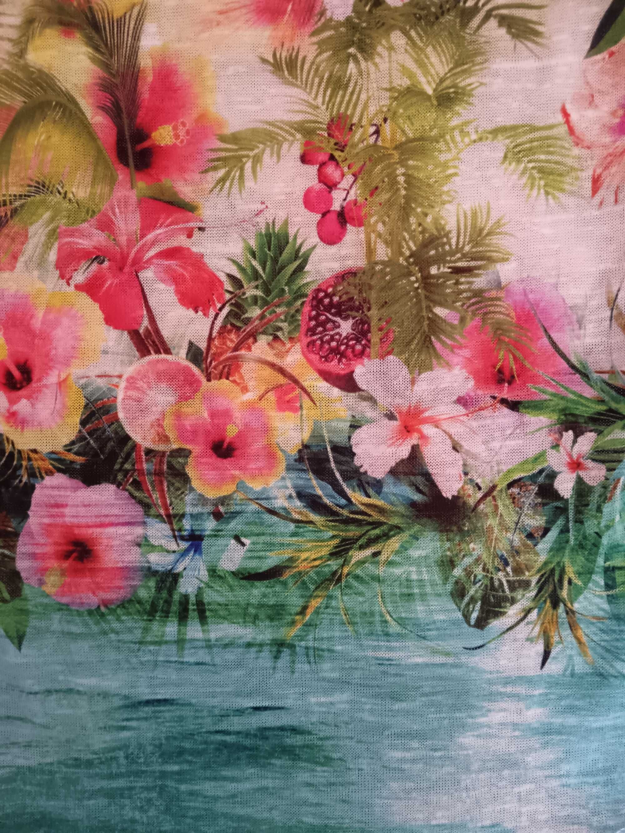 Top colorido floral S