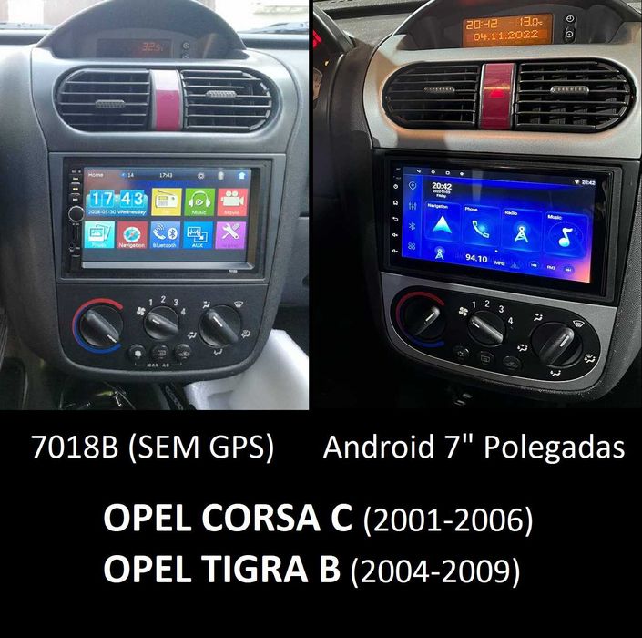 Rádio 2DIN OPEL • Astra • Corsa • Vectra • Zafira • Meriva • Android