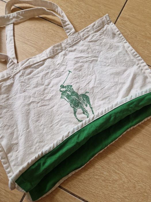 Винтажная сумка шоппер Polo Ralph lauren