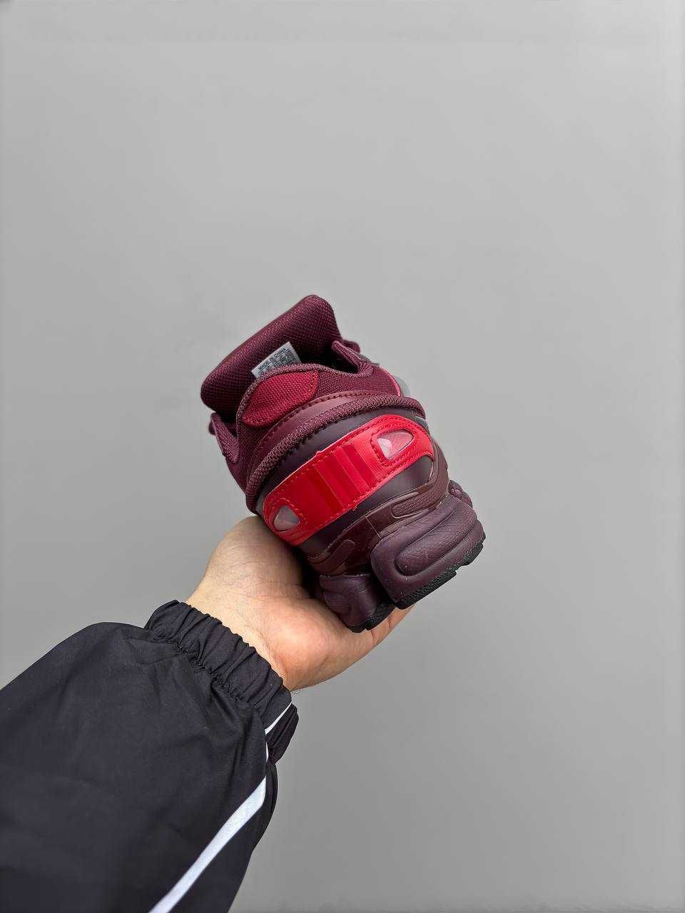 Кросівки Adidas x Raf Simons Ozweego III Burgundy / Red Vine / вишневі
