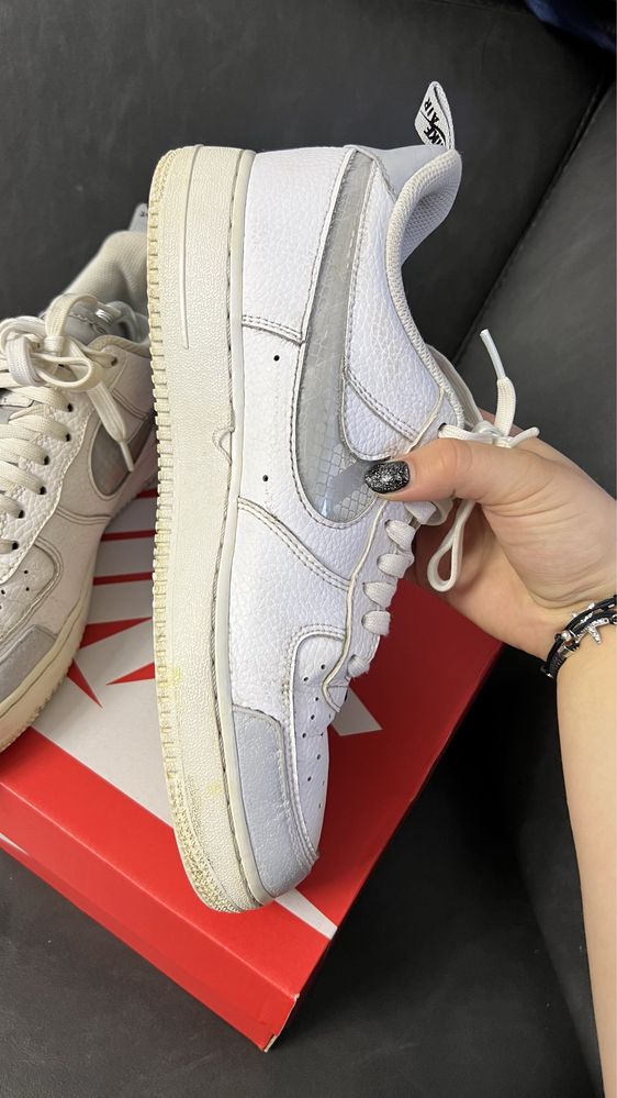 Buty Nike air force af one af1 low biało szare 42 rozm