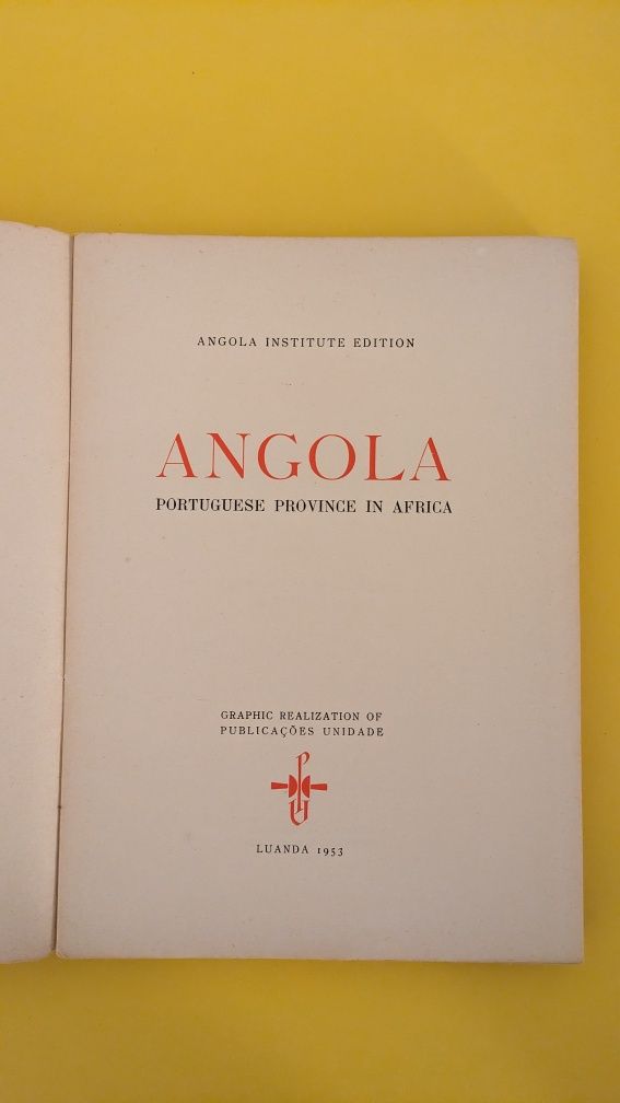 Livro Angola Portuguese Province in Africa