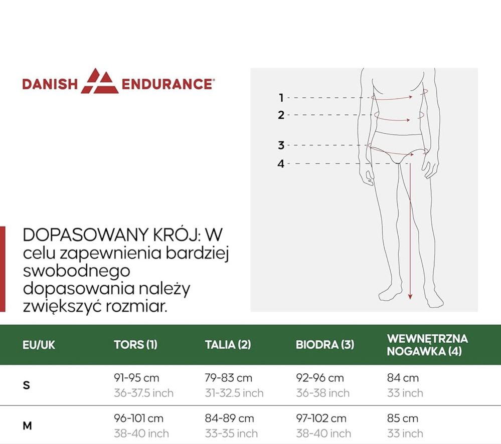 Danish Endurance  Bielizna Termoaktywna Merino,meska roz M