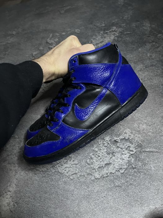 Кросівки NIKE DUNK HIGH “BLACK OLD ROYAL” 44 28 кроссовки найк данк
