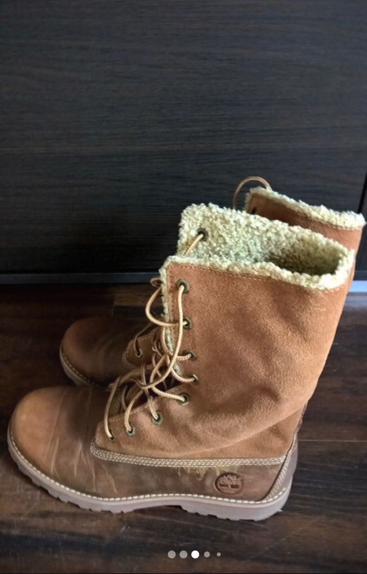 Botki śniegowce zamszowe Timberland r. 35,5