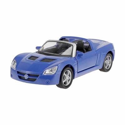 Autko model 1:34 Opel Speedster 2001 niebieski